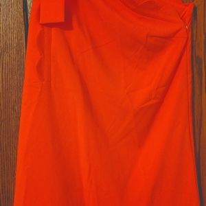 Victoria Beckham for target xl red orange dress
